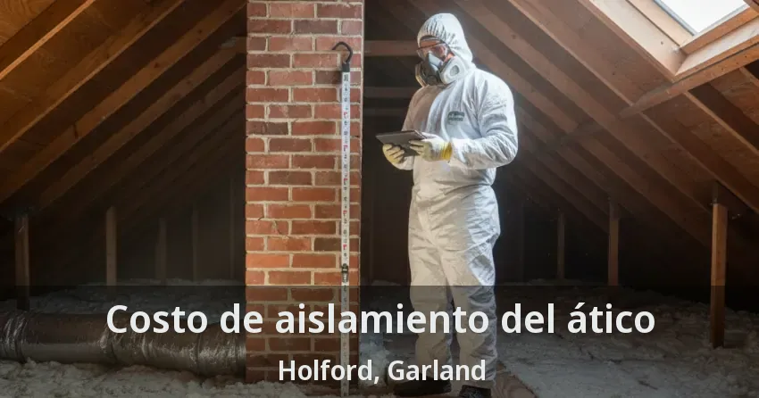 Costo de aislamiento del ático Holford, Garland - TX