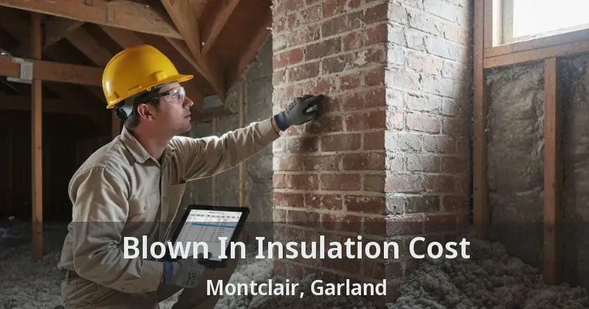 Blown In Insulation Cost Montclair, Garland - TX