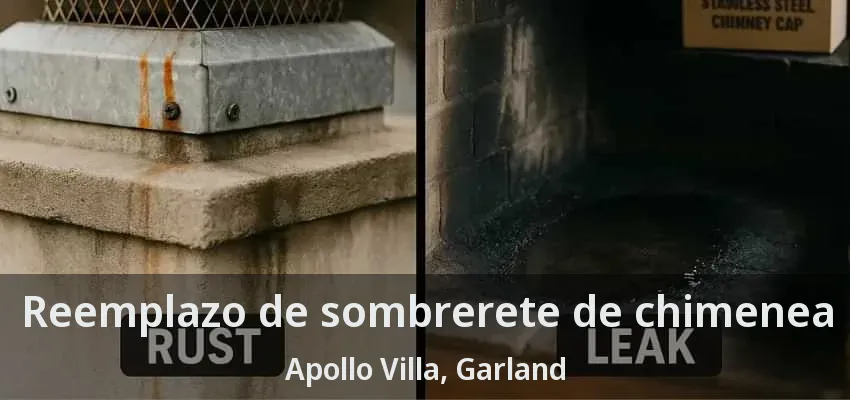 Reemplazo de sombrerete de chimenea Apollo Villa, Garland - TX Reemplazo de sombrerete de chimenea Apollo Villa, Garland - TX