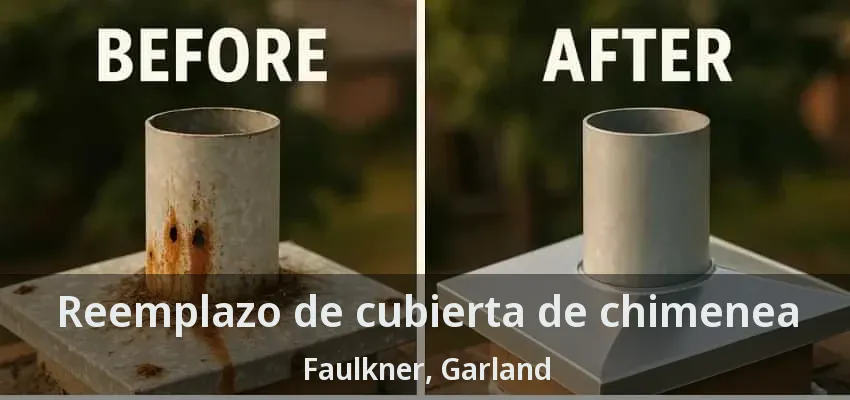 Reemplazo de cubierta de chimenea Faulkner, Garland - TX