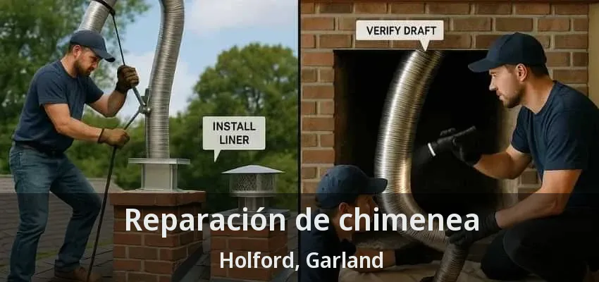 Reparación de chimenea Holford, Garland - TX