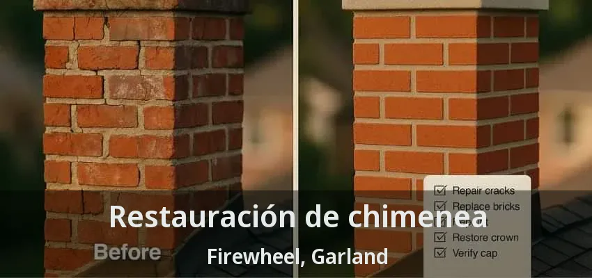 Restauración de chimenea Firewheel, Garland - TX