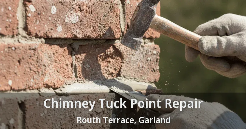 Chimney Tuck Point Repair Routh Terrace, Garland - TX