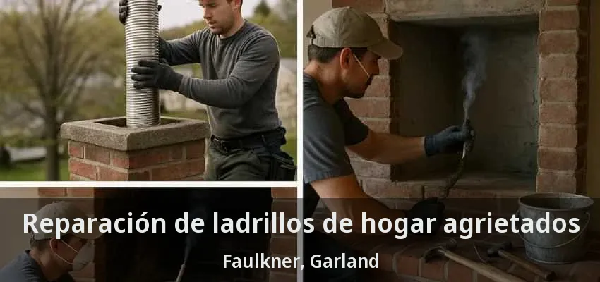 Reparación de ladrillos de hogar agrietados Faulkner, Garland - TX