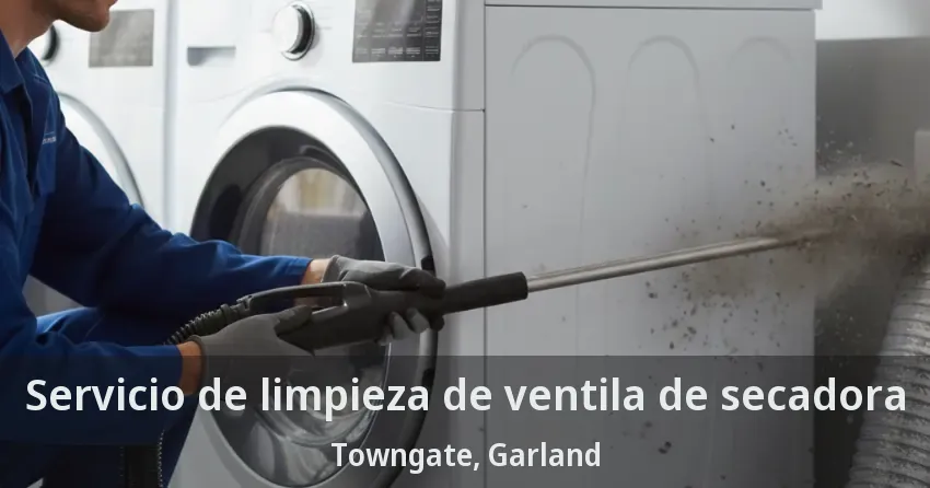 Servicio de limpieza de ventila de secadora Towngate, Garland - TX