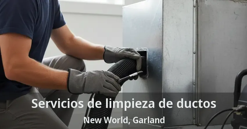 Servicios de limpieza de ductos New World, Garland - TX
