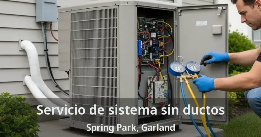 Servicio de sistema sin ductos Spring Park, Garland - TX