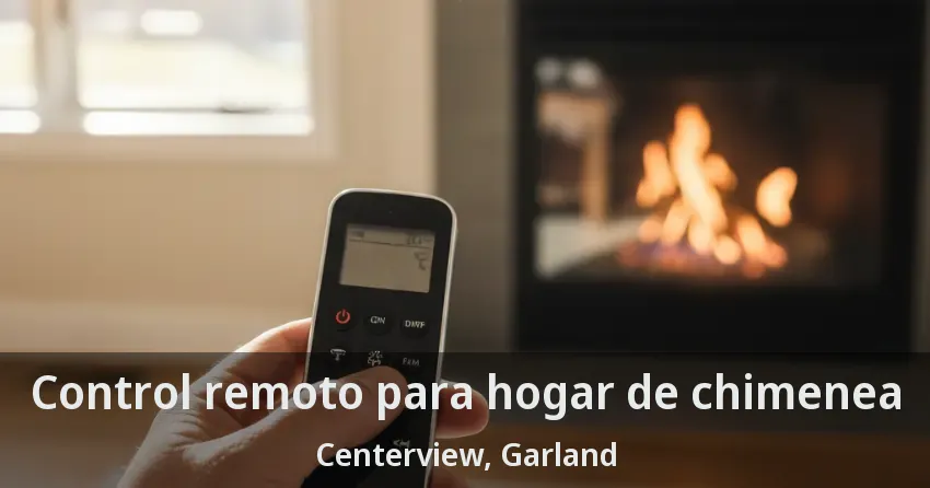Control remoto para hogar de chimenea Centerview, Garland - TX Control remoto para hogar de chimenea Centerview, Garland - TX