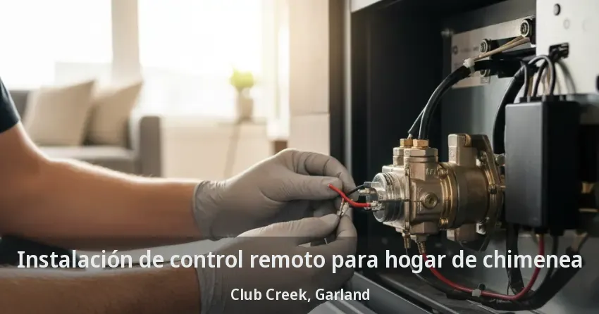Instalación de control remoto para hogar de chimenea Club Creek, Garland - TX Instalación de control remoto para hogar de chimenea Club Creek, Garland - TX