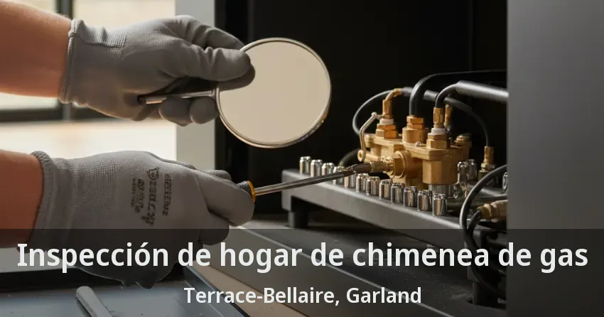Inspección de hogar de chimenea de gas Terrace-Bellaire, Garland - TX Inspección de hogar de chimenea de gas Terrace-Bellaire, Garland - TX
