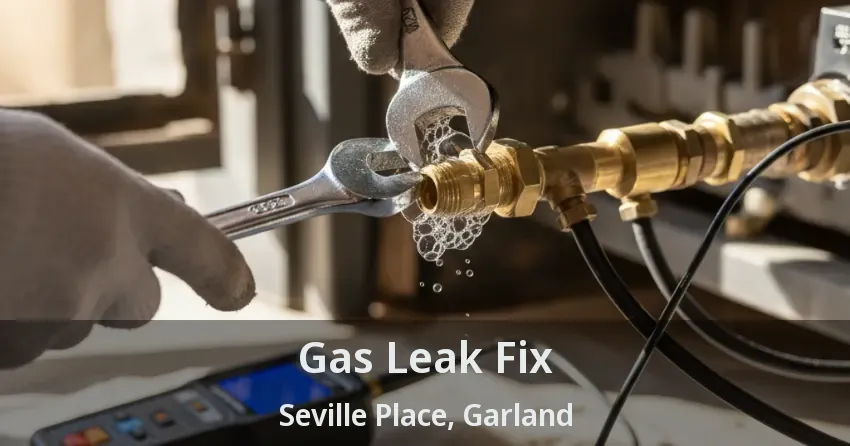 Gas Leak Fix Seville Place, Garland - TX