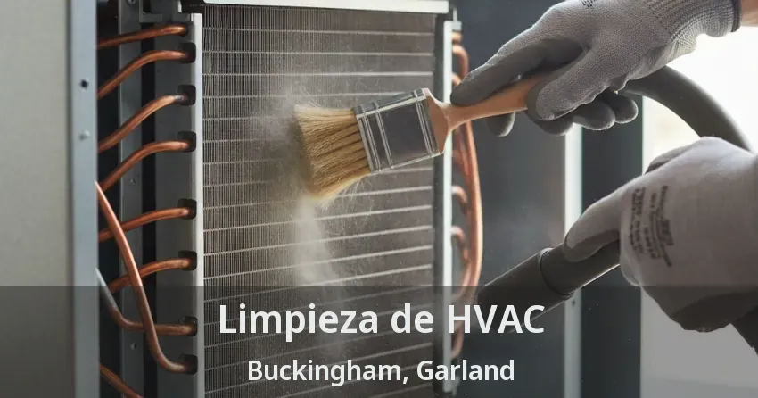 Limpieza de HVAC Buckingham, Garland - TX