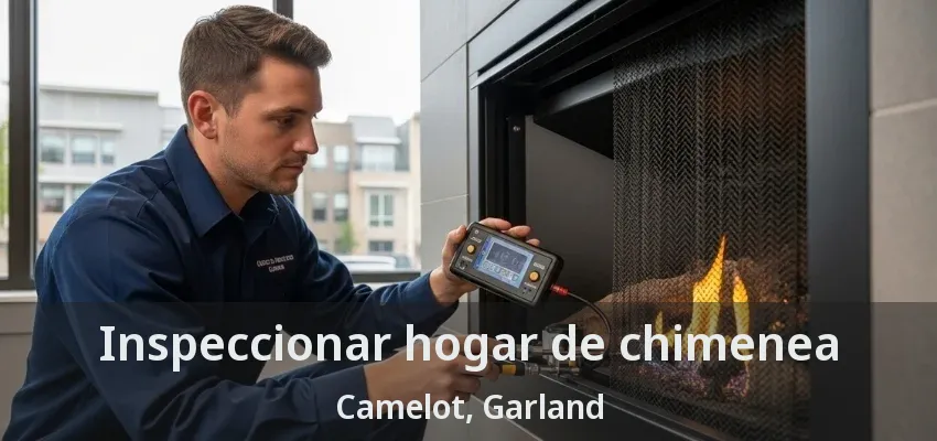 Inspeccionar hogar de chimenea Camelot, Garland - TX