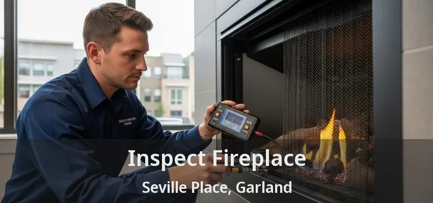 Inspect Fireplace Seville Place, Garland - TX