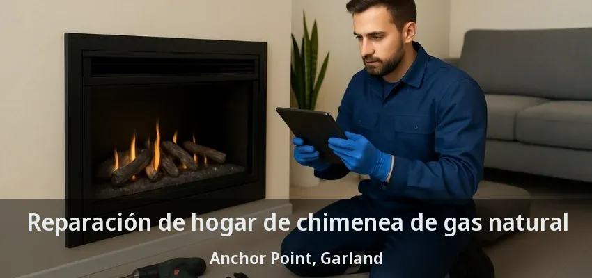 Reparación de hogar de chimenea de gas natural Anchor Point, Garland - TX