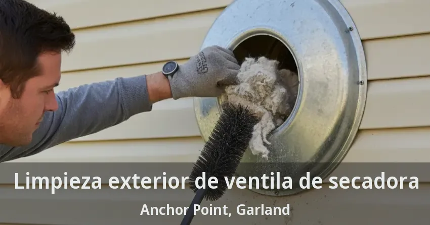 Limpieza exterior de ventila de secadora Anchor Point, Garland - TX