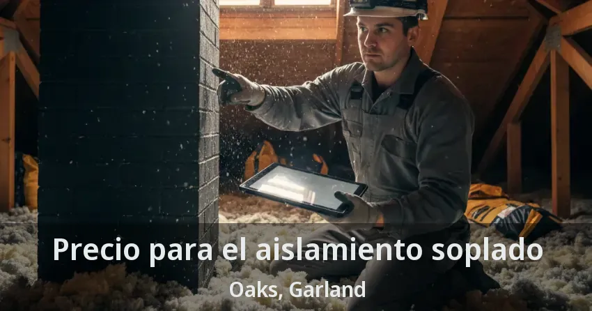 Precio para el aislamiento soplado Oaks, Garland - TX