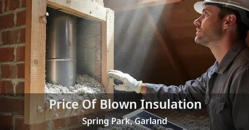 Price Of Blown Insulation Spring Park, Garland - TX
