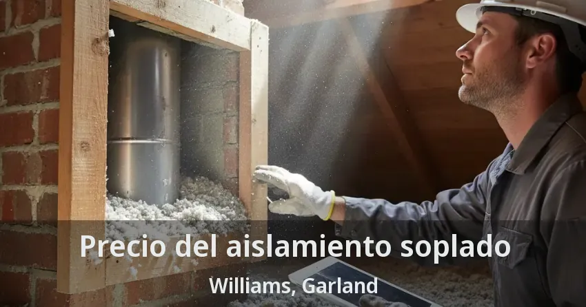Precio del aislamiento soplado Williams, Garland - TX